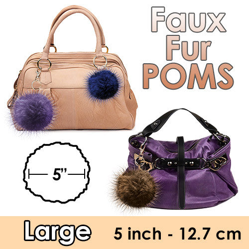 Faux Fur Pom