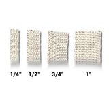 Flat Cotton Lantern Wicks, 25yd Spools, 4 Widths (1/4–1 in), Oil Lamp Making, Kerosene Lanterns, Candle Making