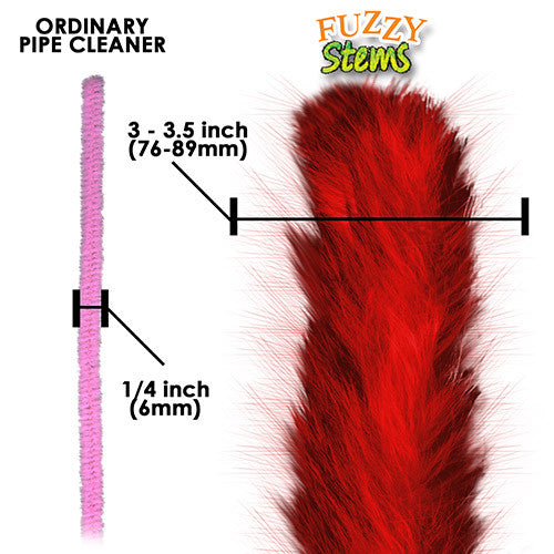 Fuzzy Stems 9 foot (2.74 meters) long