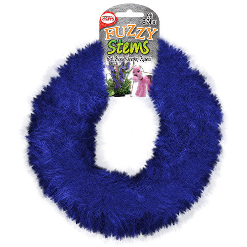 Fuzzy Stems Faux Fur 9 foot (2.74 meters) Long Jumbo Chenille Stem