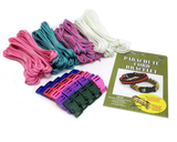 Paracord 550 and 325 Group Packs, Nylon, 10 Color Themes, Survival Bracelets, Lanyards, Camp Crafts