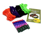 Paracord 550 and 325 Group Packs, Nylon, 10 Color Themes, Survival Bracelets, Lanyards, Camp Crafts