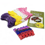 Paracord 550 and 325 Group Packs, Nylon, 10 Color Themes, Survival Bracelets, Lanyards, Camp Crafts