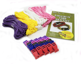 Paracord 550 and 325 Group Packs, Nylon, 10 Color Themes, Survival Bracelets, Lanyards, Camp Crafts
