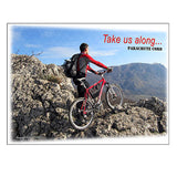 Holographic Movement Poster, Mountain Biker Design, Holographic 3D Print, Room Decor, Novelty Gifts, Kids Wall Art