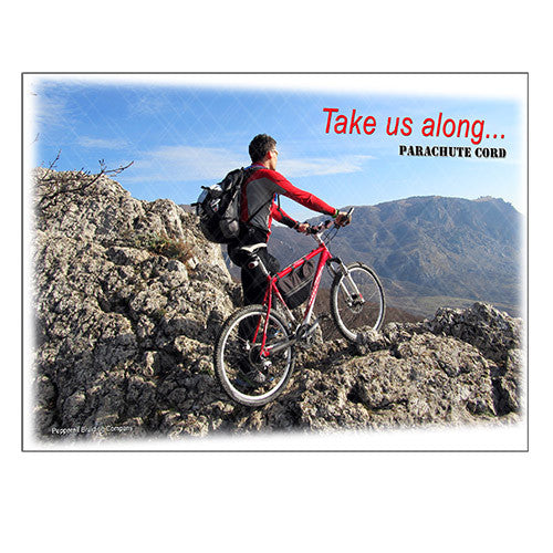 Holographic Movement Poster - Mountain Biker