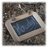 Genuine Slate Chalkboard with Wooden Frame, 5 Size Options (2x3" to 7x10"), Menu Boards, Table Signs, Kids Learning