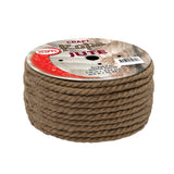 Natural Jute Craft Rope, 1/4 to 1/2 in, 6 Size Options, Eco-Friendly, Macrame, Plant Hangers, Dreamcatchers, Home Decor