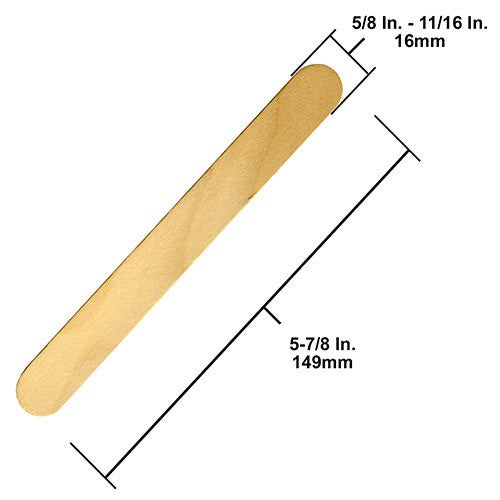 Jumbo Wooden Craft Sticks