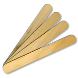 Jumbo Wooden Craft Sticks, Extra-Wide Natural Wood, 75 or 500 Count, School Art Projects, Models, Kids Crafts