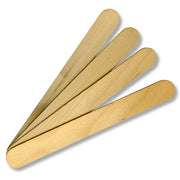 Jumbo Wooden Craft Sticks, Extra-Wide Natural Wood, 75 or 500 Count, School Art Projects, Models, Kids Crafts