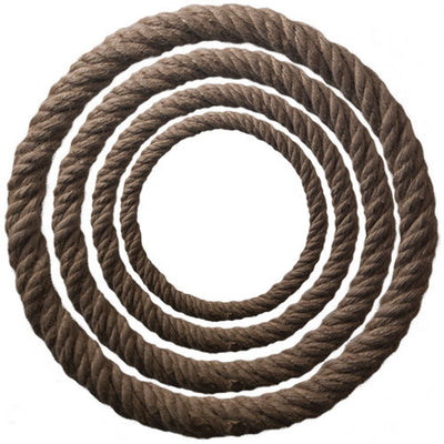 Jute-Wrapped Craft Rings, 4 Sizes (6–12 in), Natural Fiber, Macrame Wall Hangings, Dreamcatchers, Wreaths