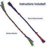 Kumihimo Braiding Wheel, Round Foam Disk, 3-Pack, Friendship Bracelets, Braided Cord Jewelry, Kids Craft Projects