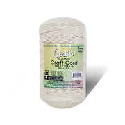 Cotton Craft Cord, 1mm to 6mm, 4 Size Options, Natural Cotton, Bulk Available, Macrame, Plant Hangers, Home Decor