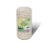 Cotton Craft Cord, 1mm to 6mm, 4 Size Options, Natural Cotton, Bulk Available, Macrame, Plant Hangers, Home Decor