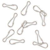 Lanyard Snap Hooks, Bulk Pack of 144, Metal, Paracord Lanyards, ID Badge Clips, Keychain Hardware