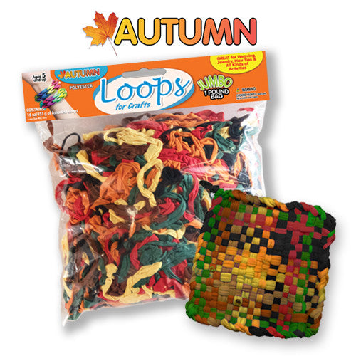 Autumn Colored Polyester loops