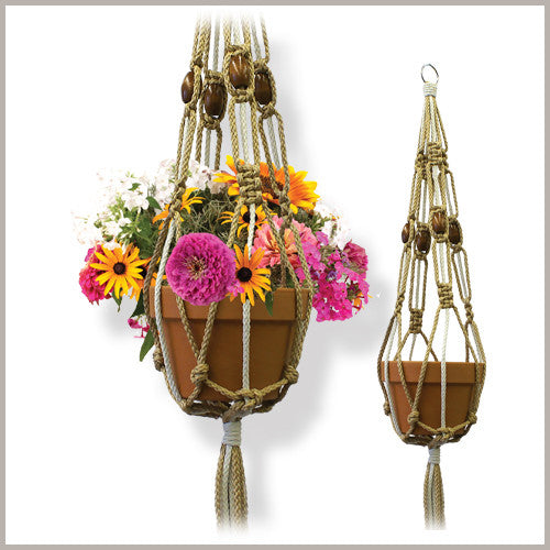 Macramé Mason Jar Mini Plant Hanger Kit