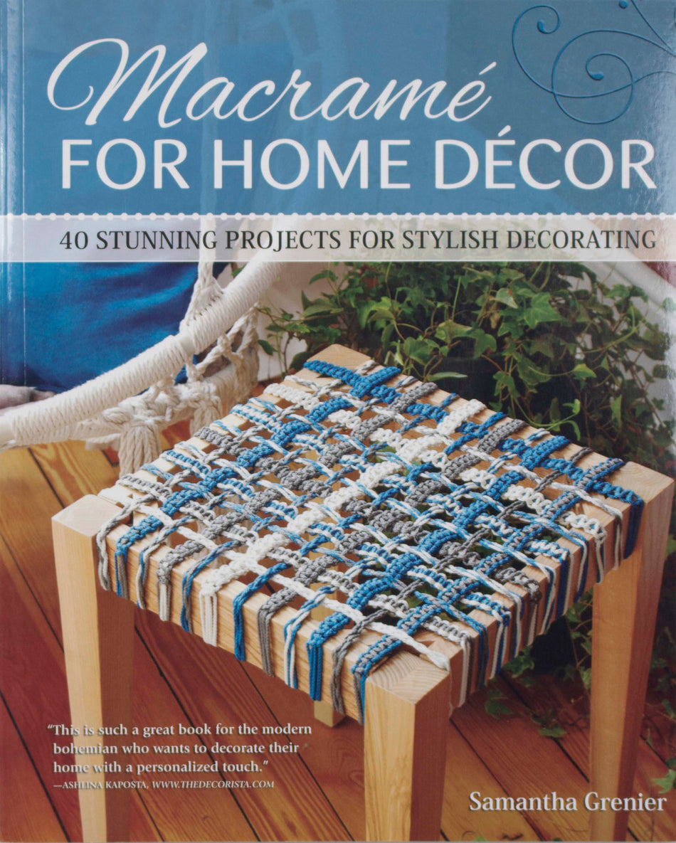 Macramé Book for Home Décor