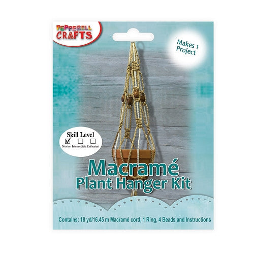 plant hanging kit Macrame Plant Hanger Kit – Pepperell Crafts