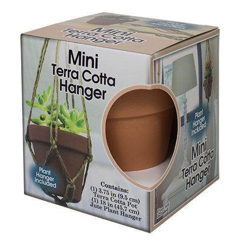 Mini Terra Cotta Plant Hanger