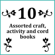 10 Assorted Craft Books Bundle, Macrame and Home Decor Patterns, Wall Hangings, Plant Hangers, Dreamcatchers