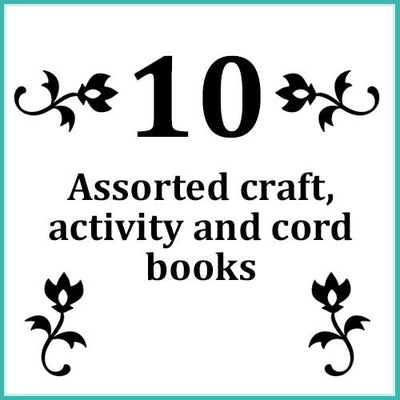 10 Assorted Craft Books Bundle, Macrame and Home Decor Patterns, Wall Hangings, Plant Hangers, Dreamcatchers