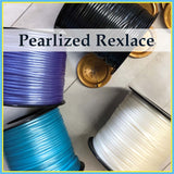 Pearlized Rexlace Plastic Craft Lace, 4 Color Options, Friendship Bracelets, Keychains, Lanyards