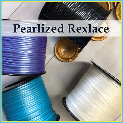 Pearlized Rexlace Plastic Craft Lace, 4 Color Options, Friendship Bracelets, Keychains, Lanyards