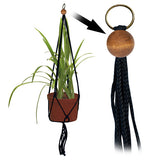Macrame Plant Hanger 36 inch, Polypropylene Cord, 4 Color Options, Potted Plants, Indoor Decor, Boho Home Styling