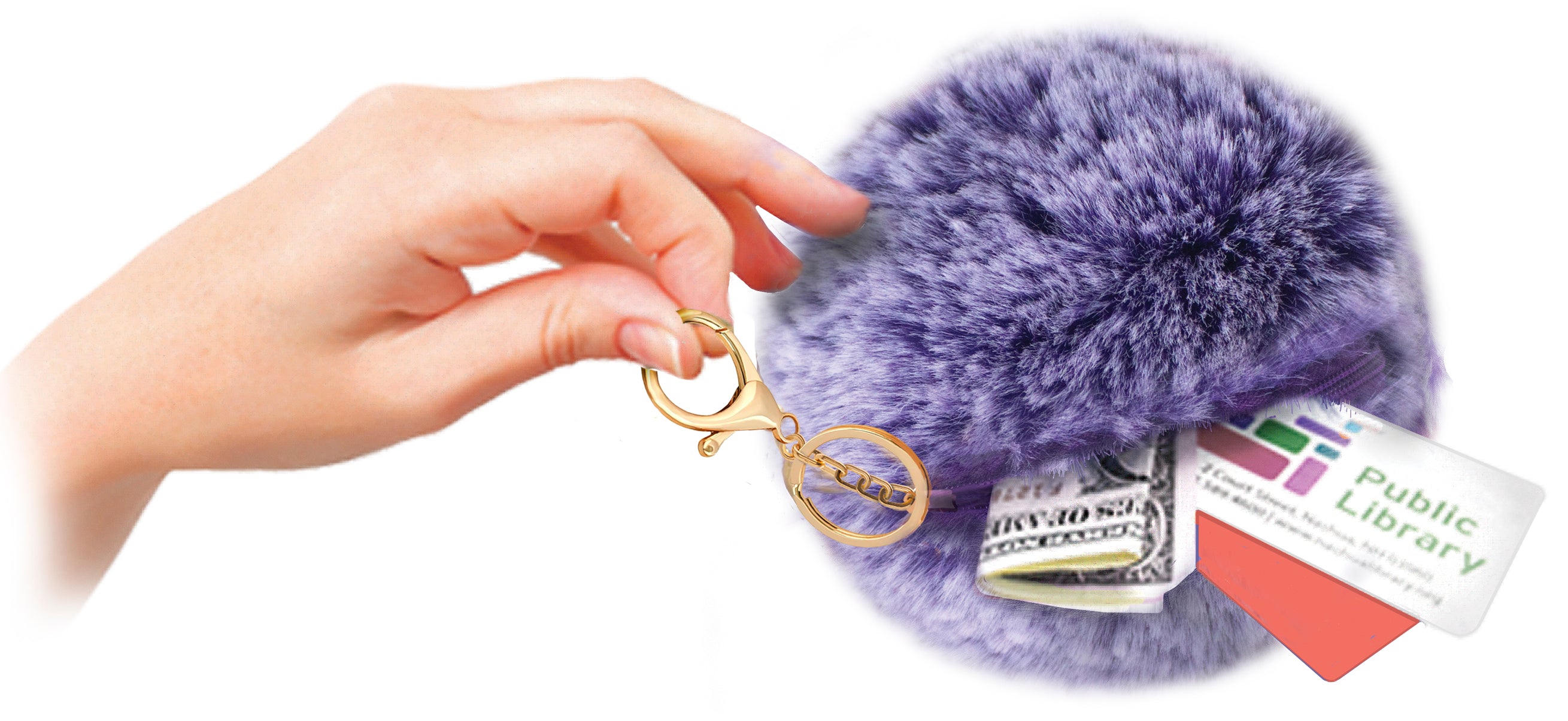Zipper Faux Fur Poms – Pepperell Crafts