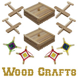 Retro Craft Kits, 5 Style Options, Dream Catchers, Pony Bead Geckos, Weaving Loom, Rexlace Gimp, Wood Crafts