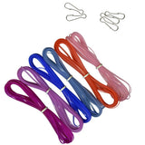 Rexlace Color-Change Plastic Lacing, Sun & Heat Color-Change Assortment, 6 Hanks, Friendship Bracelets, Lanyards, Keychains