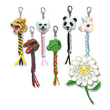 Rex Heads Plastic Craft Lace Animal Charms, 6 Character Styles, Keychains, Lanyards, Kids Craft Projects