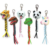 Rex Heads Plastic Craft Lace Animal Charms, 6 Character Styles, Keychains, Lanyards, Kids Craft Projects