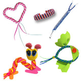 EZ Gimper Plastic Lacing Starter Pack, Beginner-Friendly, Keychains, Lanyards, Kids Craft Kits