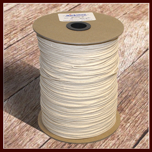 1271 (1/16 inch) Round Cotton Oil Lamp Wick
