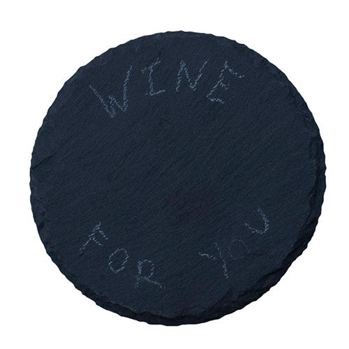 Round Slate Coasters - Set of 4