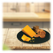 Slate Serving Tray, Large Round, Genuine Stone, Charcuterie Boards, Appetizer Displays, Entertaining