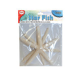 Decorative Starfish 6 inch, Natural, 2-Pack, Macrame Wall Art, Coastal Home Decor, Craft Embellishment, Wreaths