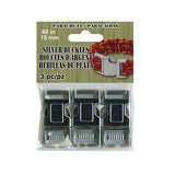 PCBUCK15S Paracord Buckles, 15mm Silver Plastic Clasp, Paracord Bracelets, Pet Collars, Lanyards