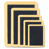 Genuine Slate Chalkboard with Wooden Frame, 5 Size Options (2x3" to 7x10"), Menu Boards, Table Signs, Kids Learning