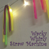 Wacky Whirly Straw Braiding Machine, Plastic, Made in USA, Friendship Bracelets, Lanyards, Kids Crafts