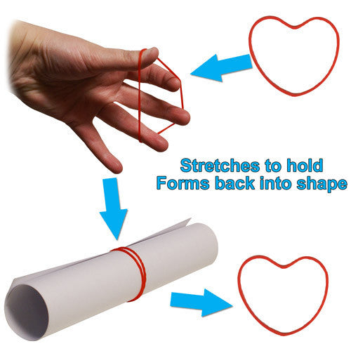 Regains it shape when removed from your wrist.