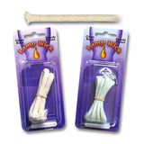Round Cotton Lantern Wick, 4 Sizes (1/16 in to 1/4 in), Natural Fiber, Oil Lamps, Lanterns, Candle Making
