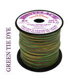 Britelace Tie-Dye Plastic Lacing, 4 Color Patterns, 100ft Spool, Friendship Bracelets, Lanyards, Craft Keychains