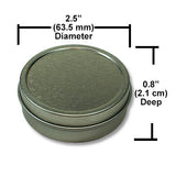 Rock Candle Fuel Reservoir Tins, 12-Pack, Metal, Reusable, Gel Candle Making, Oil Lamp Inserts, DIY Candle Crafts