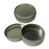 Rock Candle Fuel Reservoir Tins, 12-Pack, Metal, Reusable, Gel Candle Making, Oil Lamp Inserts, DIY Candle Crafts