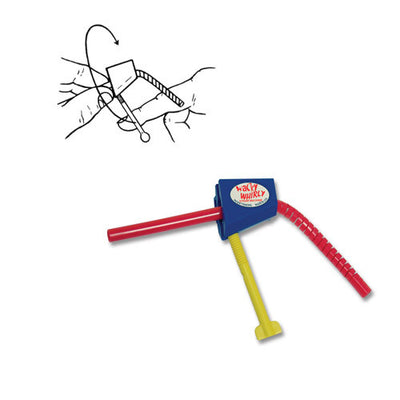 Wacky Whirly Straw Braiding Machine, Plastic, Made in USA, Friendship Bracelets, Lanyards, Kids Crafts