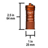 Waterproof Capsule Safe, Metal, Small, Emergency ID Storage, Survival Kits, Camping Accessories, Paracord Gear